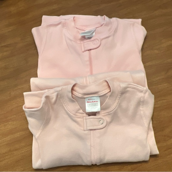 Lot of 2 Girls Hanna Andersson pajamas size 90 cm/3T pink/peach - Picture 3 of 3